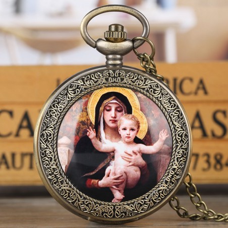 Vreckové hodinky Mária a Ježiš