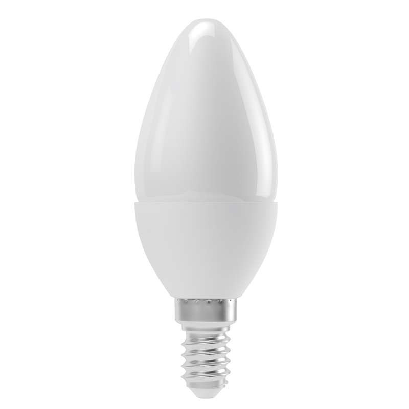 LED žiarovky CANDLE E14 6W teplá biela