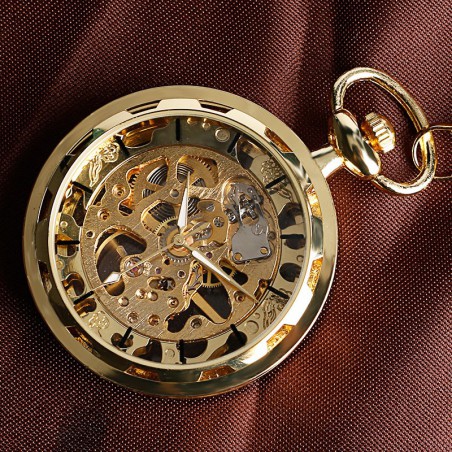 Vreckové hodinky mechanické Steampunk, iný detail