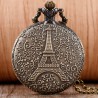 Vreckové hodinky Eiffel, zadná strana