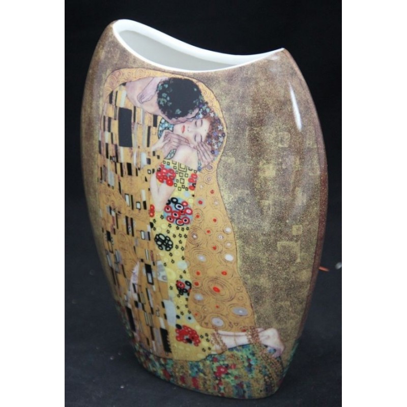 Porcelánová váza vzor Klimt