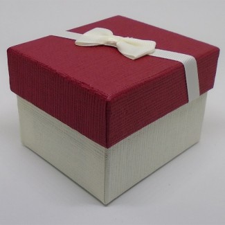 Darčeková krabička červenobiela